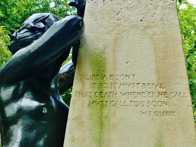 sir arthur sullivan memorial, embankment london