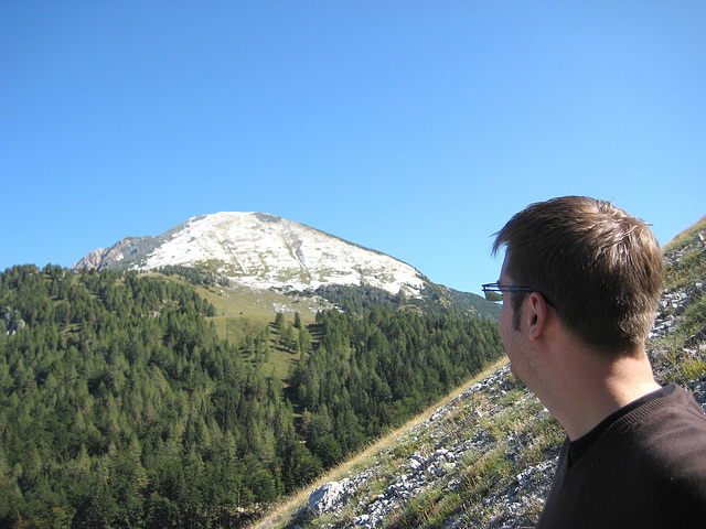 Ein Blick auf das Ziel, den Kosiak (Geißberg)