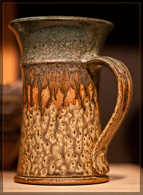 Clayfolk Art Show!! This is Bruce Finch: Rusty-Colored Mug