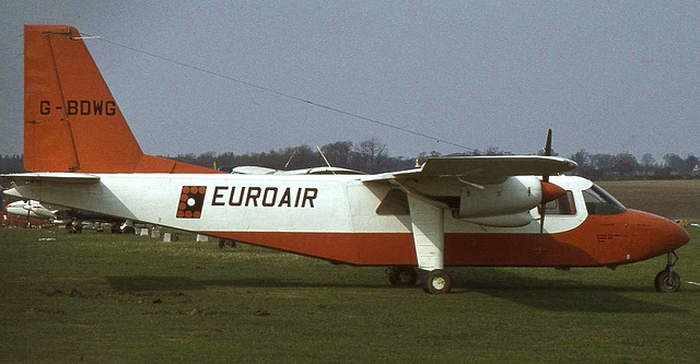 Islander G-BDWG (Euroair)