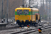 Working train at Leiden