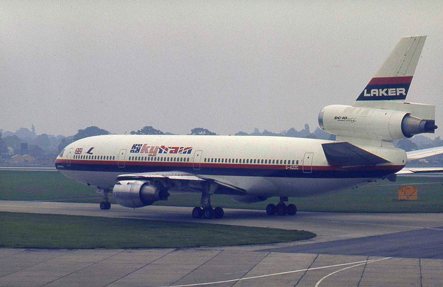 Douglas DC-10-10 G-AZZC (Laker)