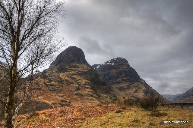 Glencoe in March mists and low cloud