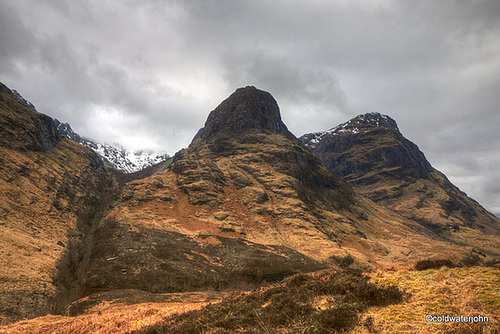 Glencoe in March mists and low cloud