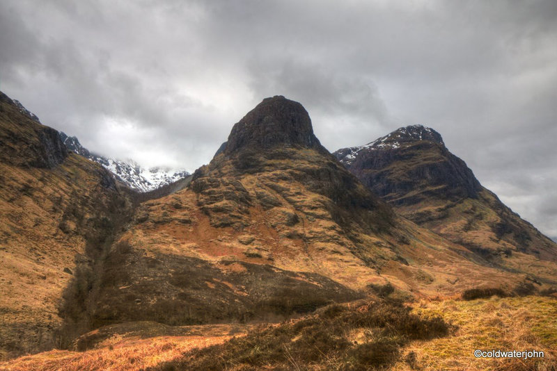 Glencoe in March mists and low cloud