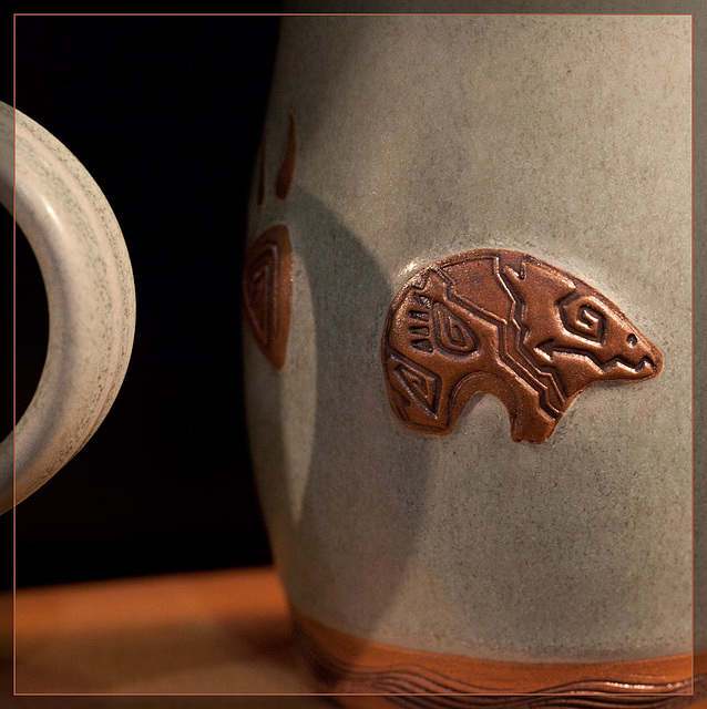 Rhonda Hampton: Tribal Bear Mug