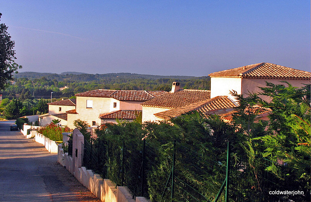 Early morning in Provence, near Draguignan