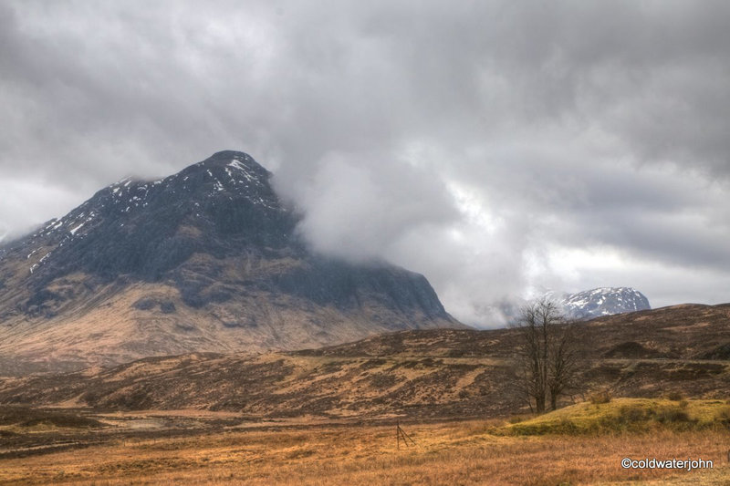 Glencoe in March mists and low cloud