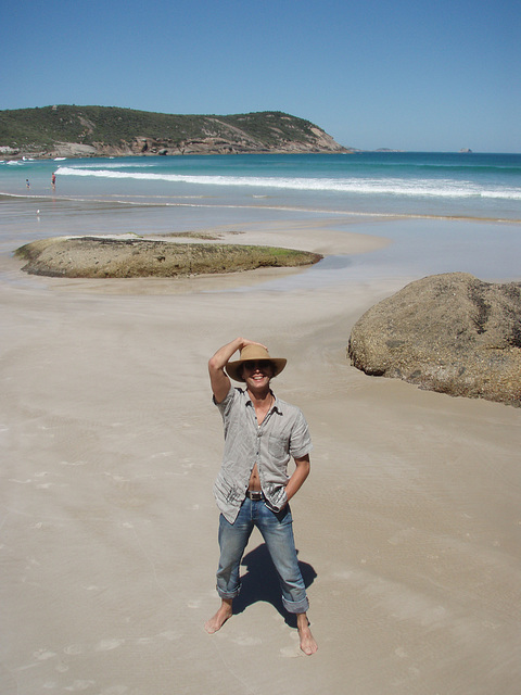 Tomás on Squeaky Beach