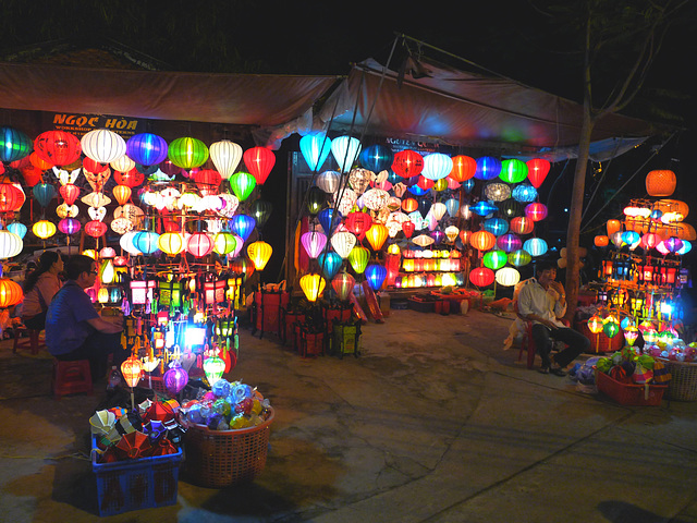 Chinese Lanterns in the Night Market at Hoi An