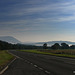 Mist approaching Blair Atholl on the A9 just after dawn