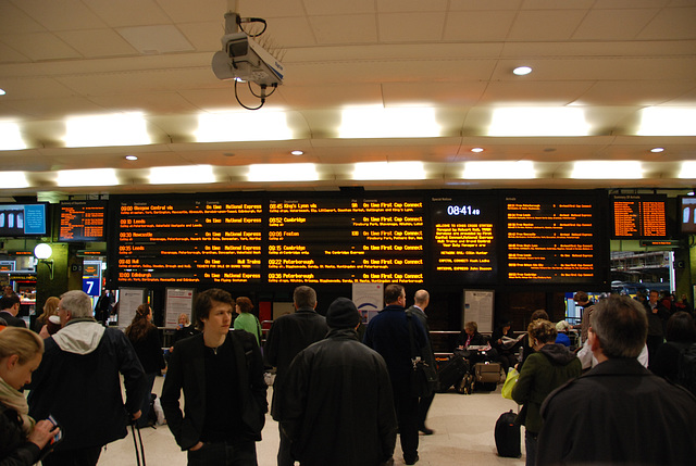 Central hall at London King's Cross