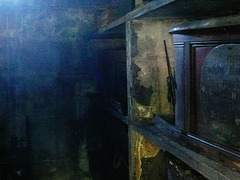 brompton cemetery, london,coffins in an unknown c19 mausoleum, the owner's wife's mother claiming illegitimate royal descent
