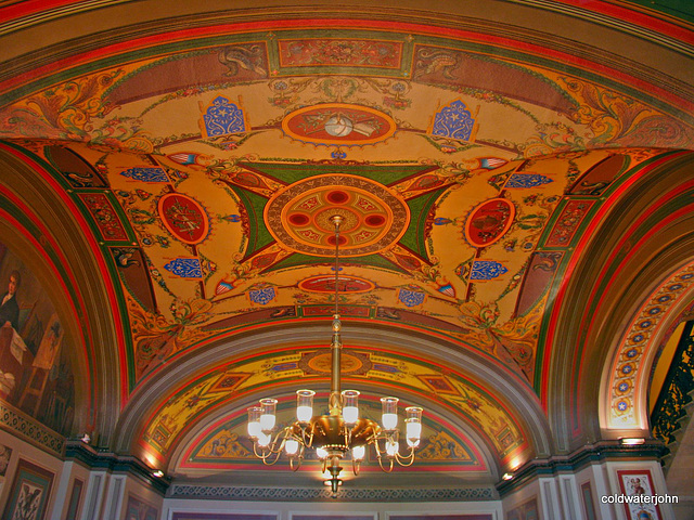 US Senate Hallway ceiling