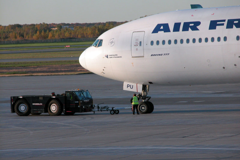 At Montreal airport