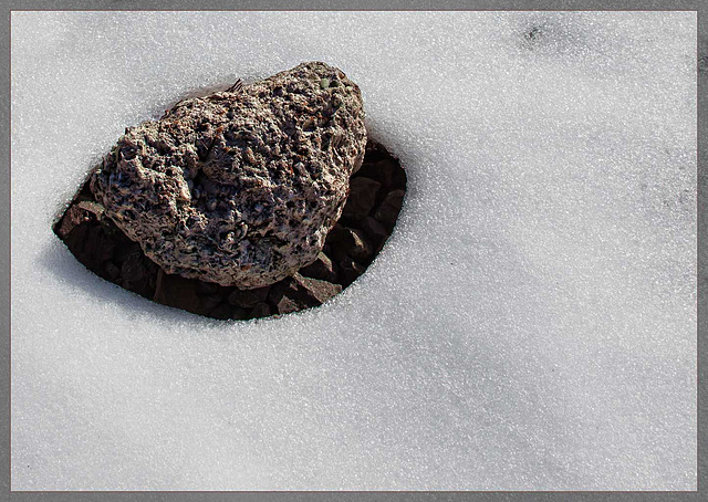 I am Just a Rock in the Snow