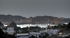 Muttrah from the old road over the hill to Muscat