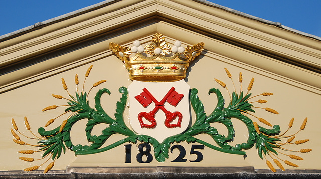 The coat of arms of Leiden without lions