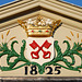 The coat of arms of Leiden without lions