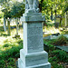 brompton cemetery, london,memorial to john snow , the doctor who gave chloroform to queen victoria at the births of leopold and beatrice, making anaesthesia acceptable. he died in 1860