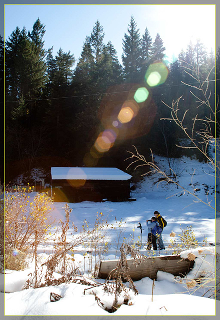 Steve and Amanda with Sun Flare