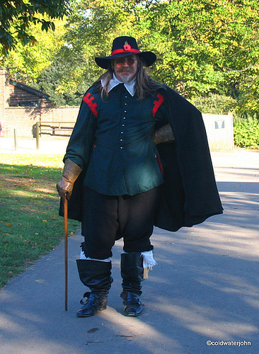 Guy Fawkes out for a stroll at Kenwood House...