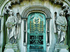 brompton cemetery, london,mcdonald mausoleum of 1902, in florid scottish gothic