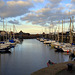 Yachts in Lossie harbour
