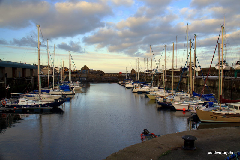 Yachts in Lossie harbour