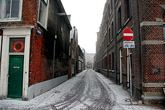 Snow and ice today: Market Alley