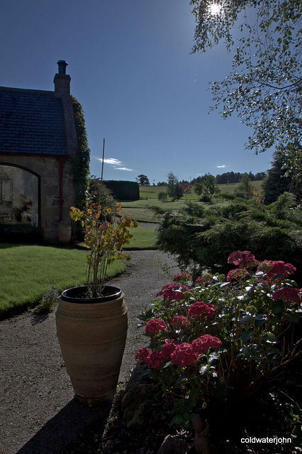 View from the outdoor breakfast table on a sunny morning 4908234424 o