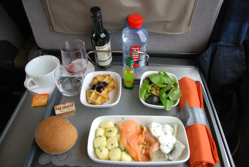 Train journey to London: My meal on board of the Eurostar