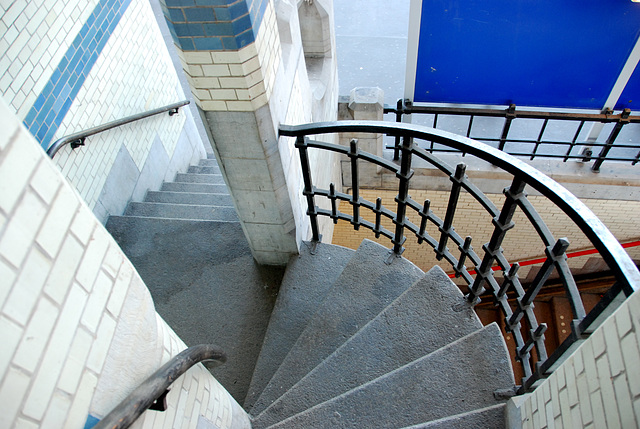 Celebration of the centenary of Haarlem Railway Station: staircase