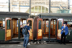 Celebration of the centenary of Haarlem Railway Station: just like the old days