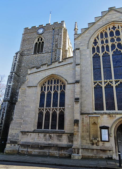 bury st. edmunds , st.mary's church, suffolk