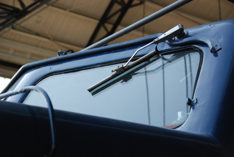 Celebration of the centenary of Haarlem Railway Station: windscreen wiper of the 1202 engine