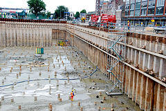 Enormous building place in Haarlem