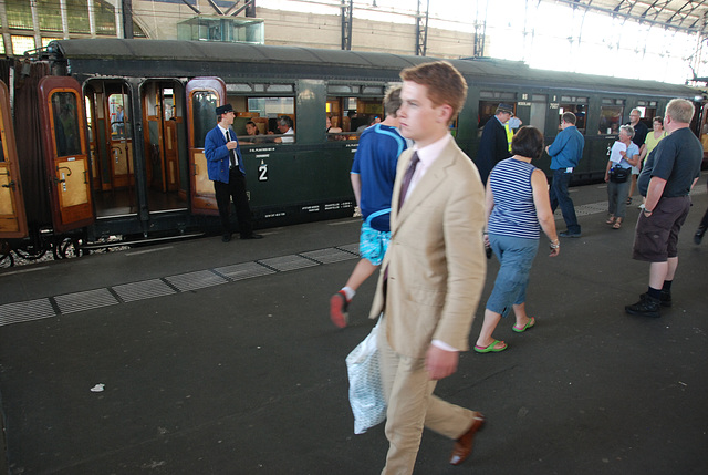 Celebration of the centenary of Haarlem Railway Station