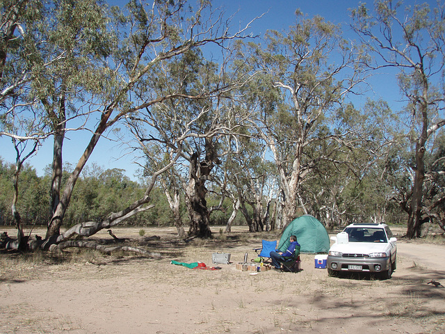 first campsite