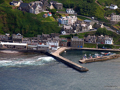 Gardenstown - The former and fabulous Harbour Restaurant Dead Ahead!