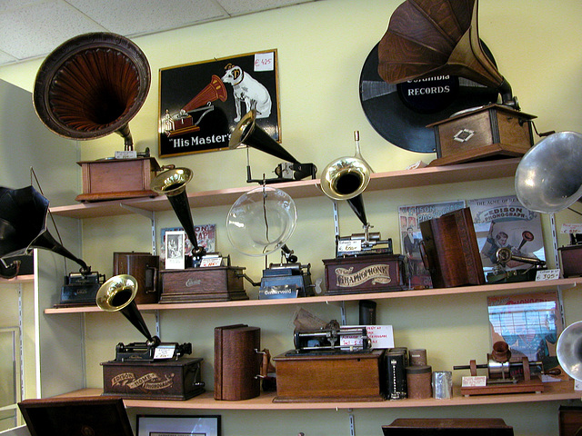 Visited a gramophone shop in Haarlem
