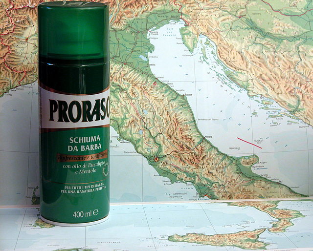 My Italian shaving cream