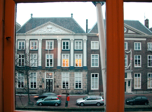 View of the Rapenburg from the Von Siebold House