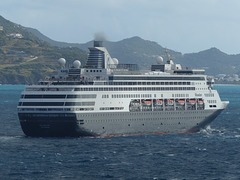 Maasdam approaching St.Maarten (1) - 30 January 2014