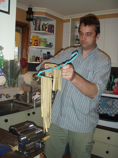 Ad making pasta