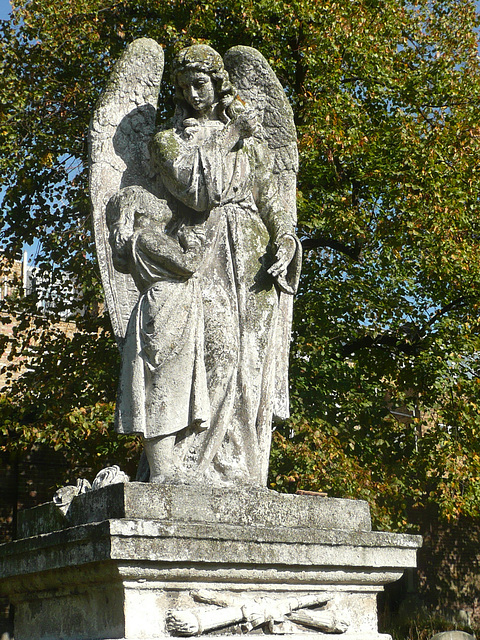 brompton cemetery, london,tomb of adolphe ganz, +1869 , kapellmeister to the grand duke of hesse darmstadt