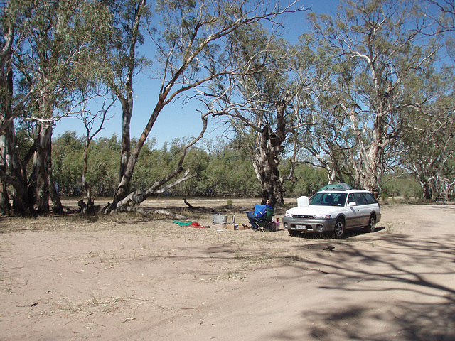 first campsite