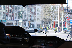 A view from the tram of The Hague