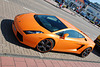 Celebration of the centenary of Haarlem Railway Station: Lamborghini Gallardo at Zandvoort