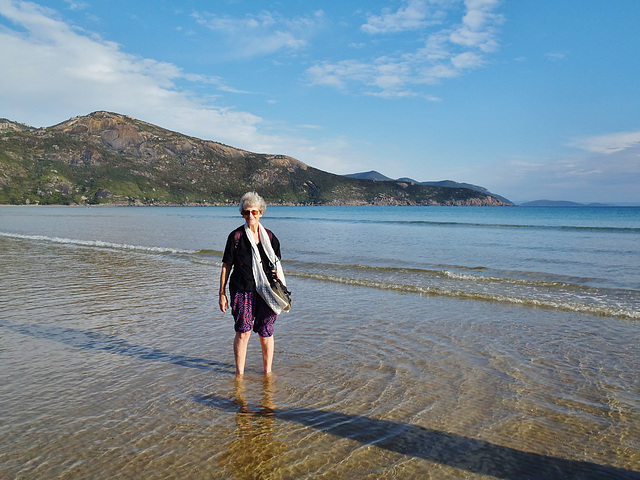 Doris on Norman Beach